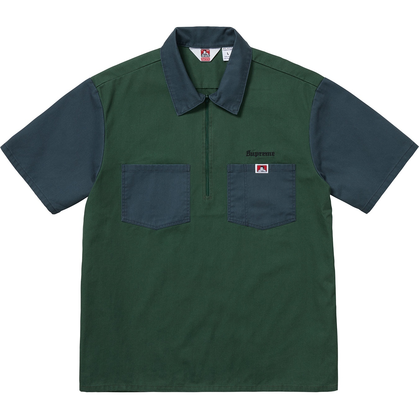 Supreme®/Ben Davis Half Zip Work Shirt view 4
